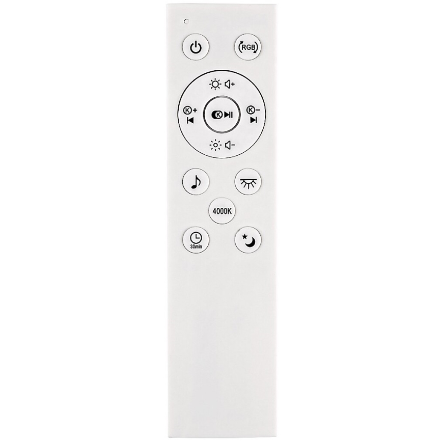 Rabalux - LED RGB dimmbare Deckenleuchte mit integriertem Lautsprecher LED/24W/230V 3000-6500K + Fernbedienung Ø 39,5 cm