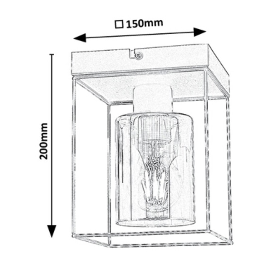 Rabalux - Lampada da soffitto 1xE27/25W/230V