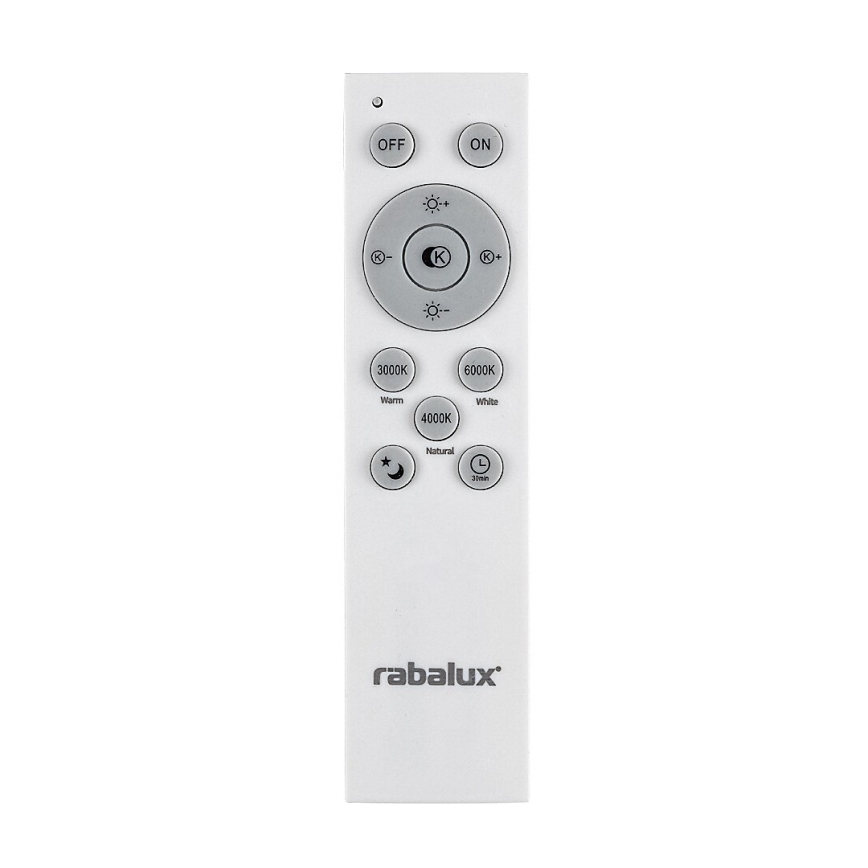 Rabalux - Lampadario a sospensione con filo LED dimmerabile LED/60W/230V 3000-6000K nero + telecomando