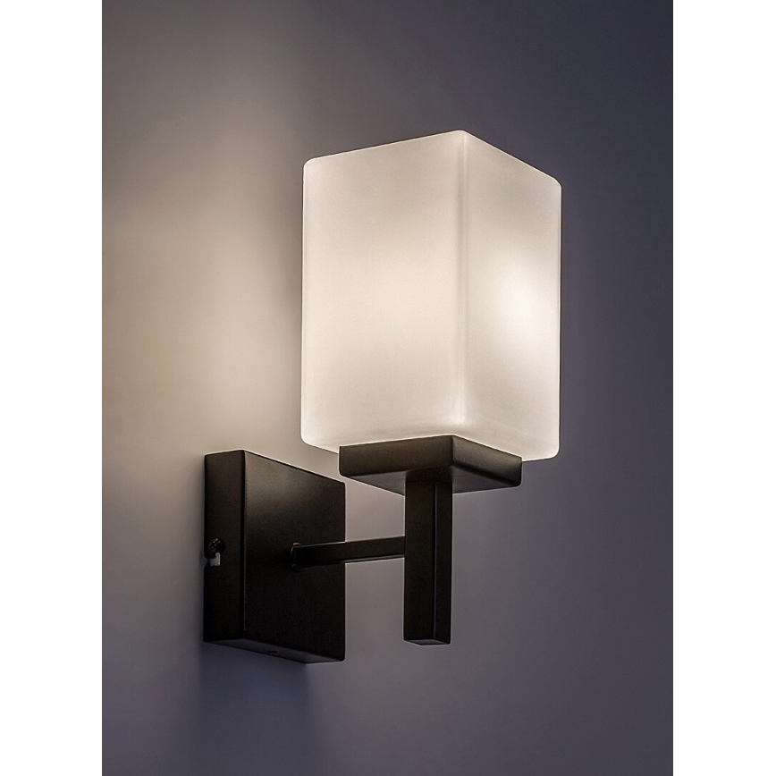 Rabalux - Applique da bagno 1xE14/10W/230V IP44 nero