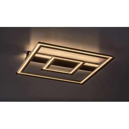 Rabalux - Plafoniera LED/48W/230V 3000K nero 48,5x48,5 cm