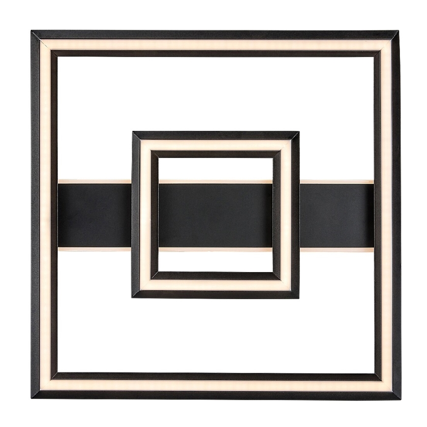 Rabalux - Plafonnier LED/48W/230V 3000K noir 48,5x48,5 cm