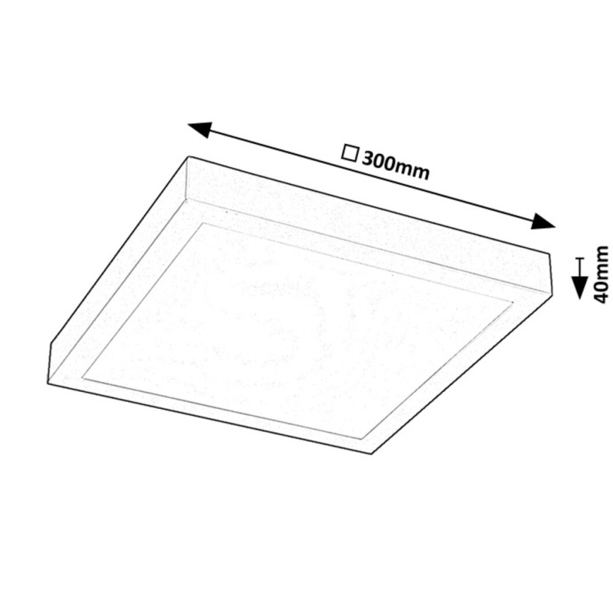 Rabalux - Pannello a plafone LED LED/18W/230V 4000K 30x30 cm