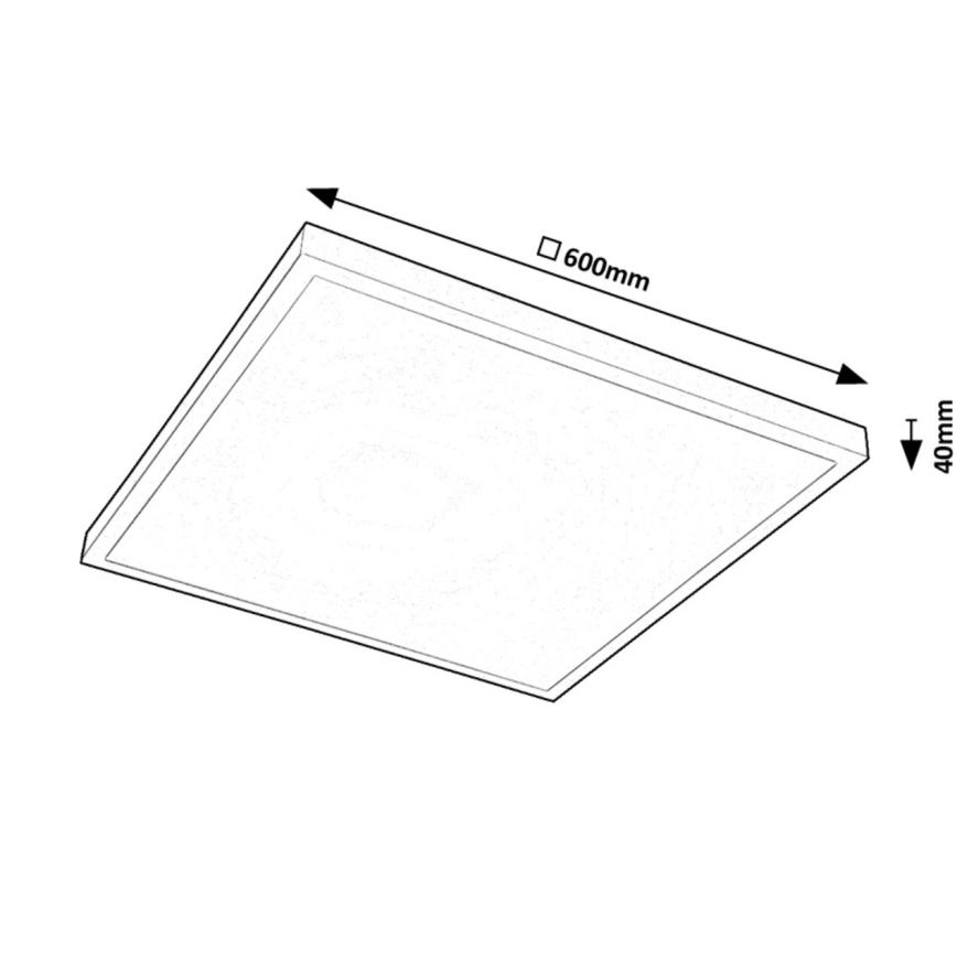 Rabalux - Pannello a plafone LED LED/40W/230V 4000K 60x60 cm