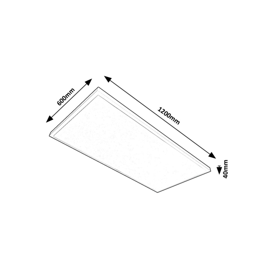 Rabalux - Pannello a plafone LED LED/80W/230V 4000K 120x60 cm
