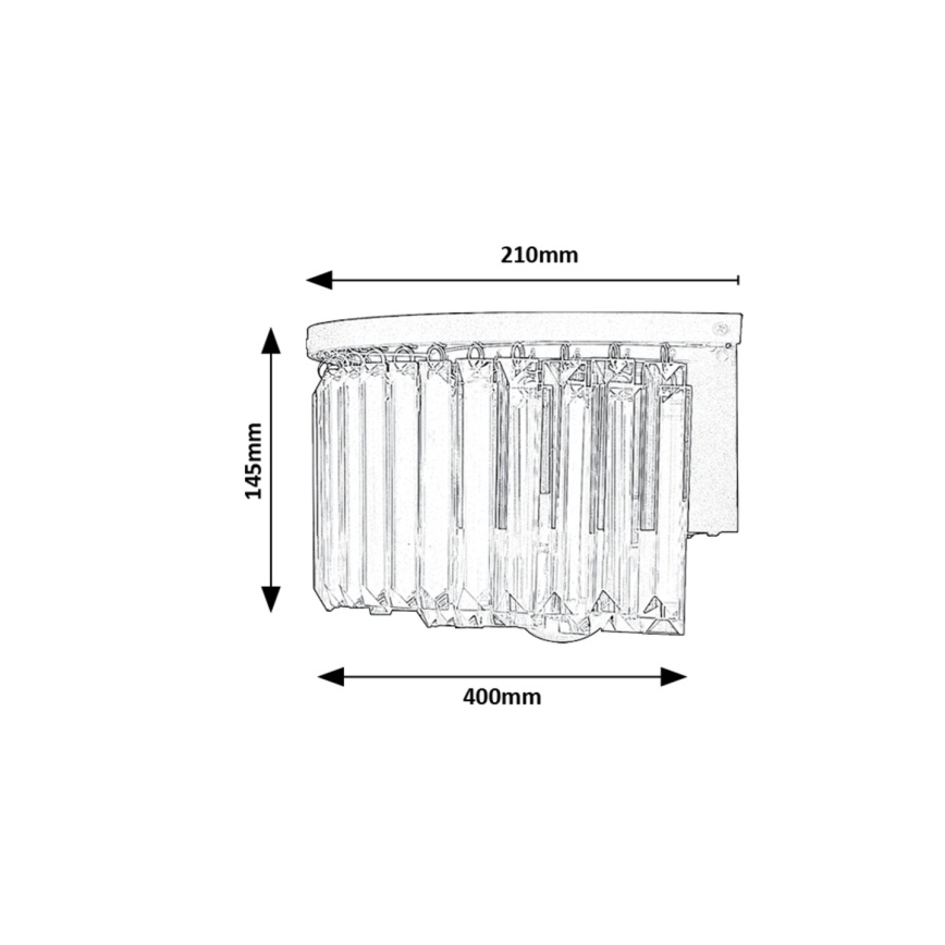 Rabalux - Applique 1xE27/25W/230V