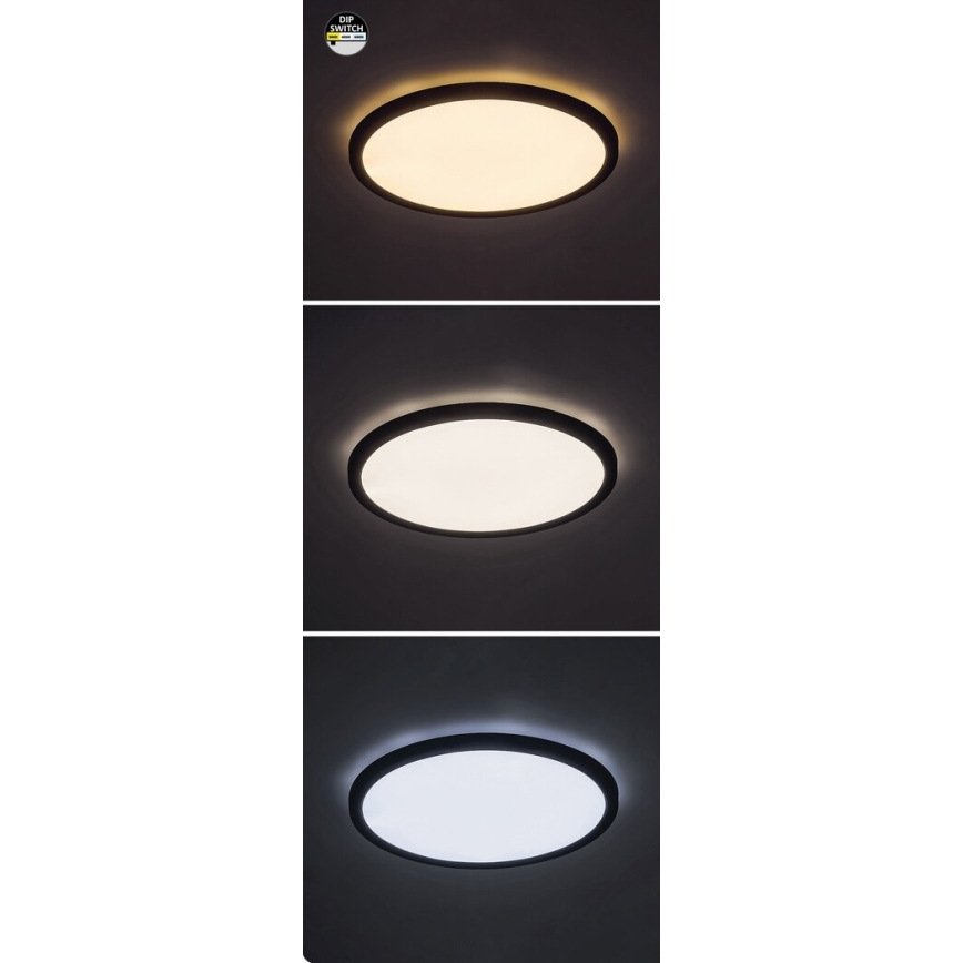 Rabalux - Lampada da soffitto LED 36W 230V 3000/4000/6000K diam. 40 cm nero