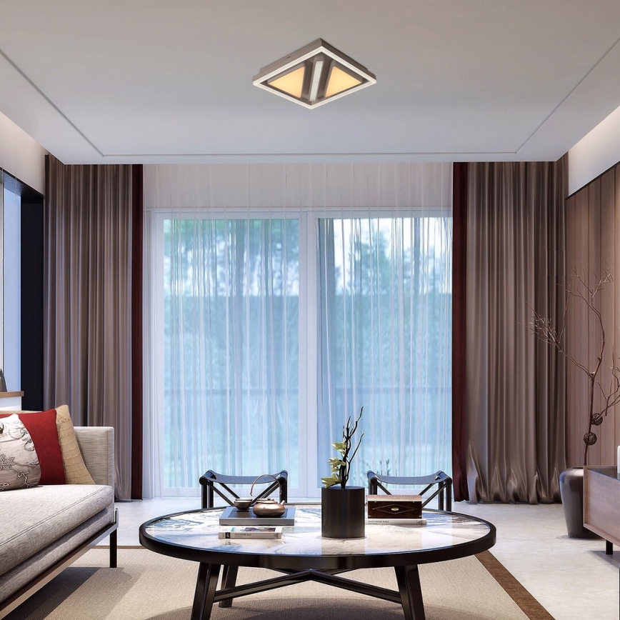 Rabalux - Plafonnier LED dimmable 73W/230V 40x40 cm + télécommande