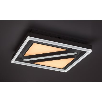Rabalux - Plafonnier LED dimmable 73W/230V 40x40 cm + télécommande