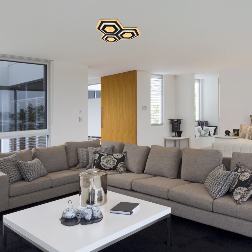 Rabalux - Plafonnier à intensité variable LED/72W/230V 3000/6000K 41,5x41,5 cm + Télécommande