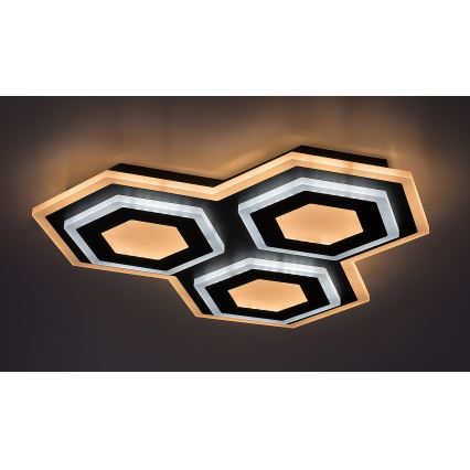 Rabalux - Plafonnier à intensité variable LED/72W/230V 3000/6000K 41,5x41,5 cm + Télécommande