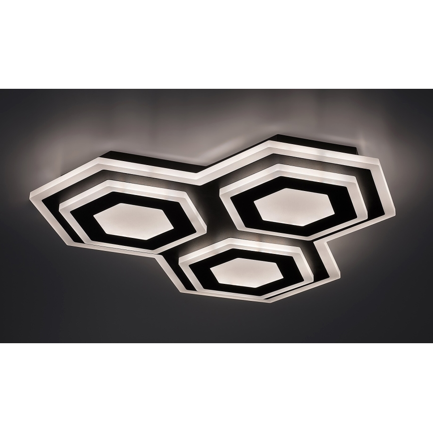 Rabalux - Plafonnier à intensité variable LED/72W/230V 3000/6000K 41,5x41,5 cm + Télécommande