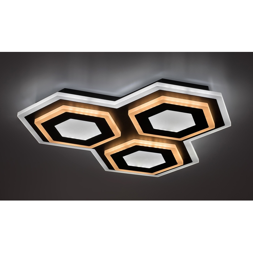 Rabalux - Plafonnier à intensité variable LED/72W/230V 3000/6000K 41,5x41,5 cm + Télécommande