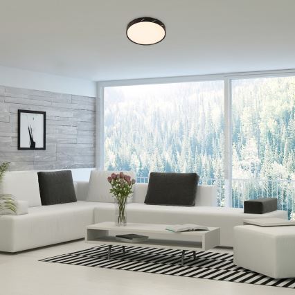 Rabalux - Lampada da soffitto LED/25W/230V 4000K diam. 39 cm nero