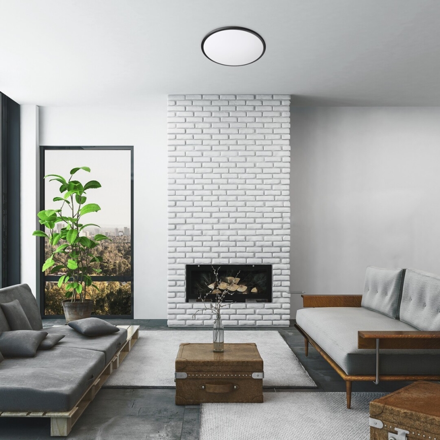 Rabalux - Lampada da soffitto LED LED/45W/230V 3000K nero 48 cm