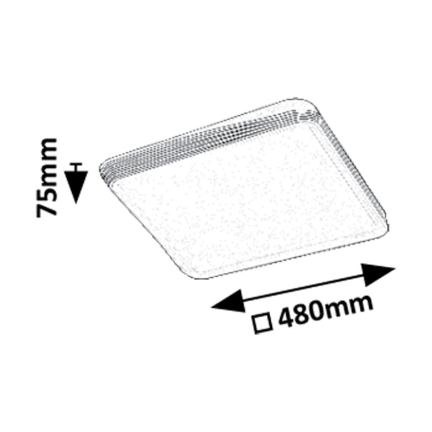 Rabalux - Plafoniera LED LED/40W/230V 3000K