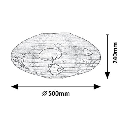 Rabalux - Paralume per bambini per lampadario max. 40W diametro 50 cm