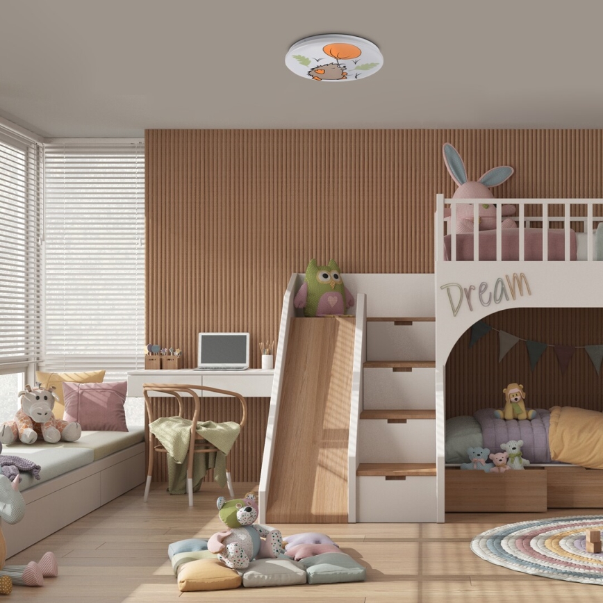 Rabalux - Plafonnier LED pour enfants, 24W/230V, 3000K, Ø 37,5 cm