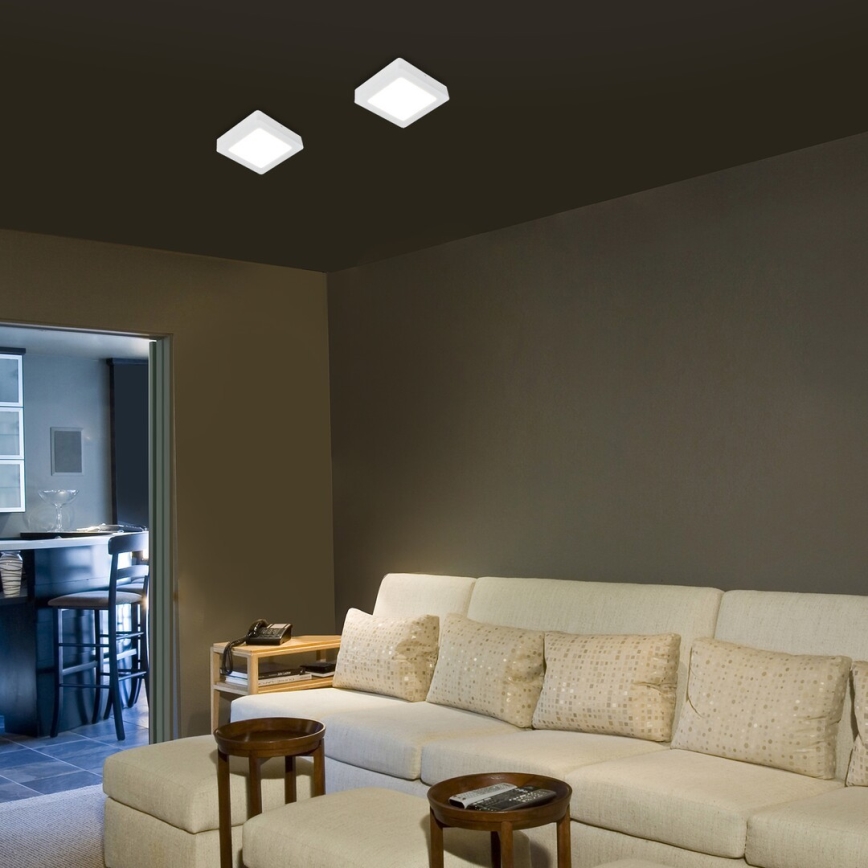 Rabalux - LED-Deckenleuchte LED/15W/230V 4000K 16x16 cm weiß