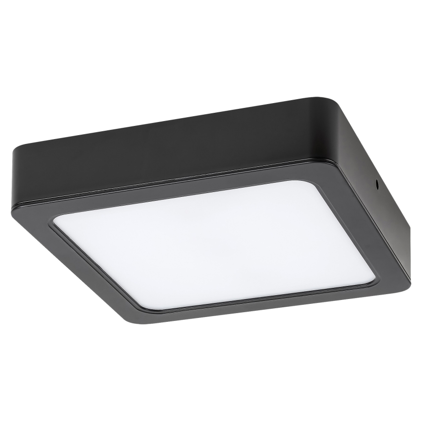 Rabalux - LED-Deckenleuchte LED/24W/230V 4000K 22x22 cm schwarz