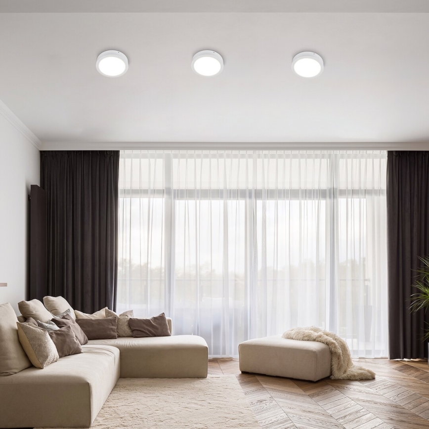 Rabalux - LED-Deckenleuchte LED/24W/230V 3000K d 22 cm weiß
