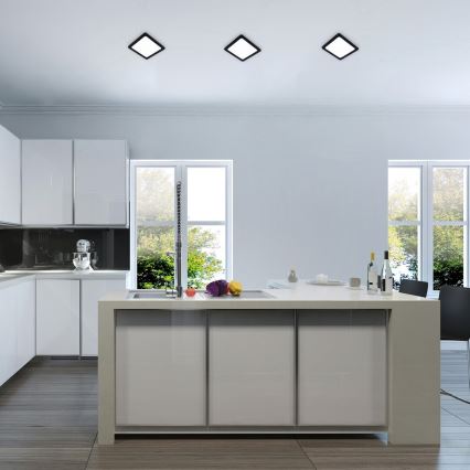 Rabalux - Spot encastrable LED/3W/230V 9x9 cm noir