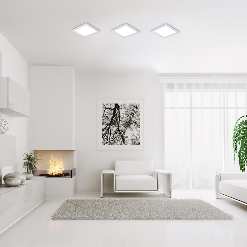 Rabalux - Spot encastrable LED/3W/230V 9x9 cm blanc