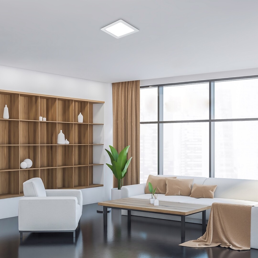 Rabalux - Lampada LED da incasso LED/18W/230V 22x22 cm bianco