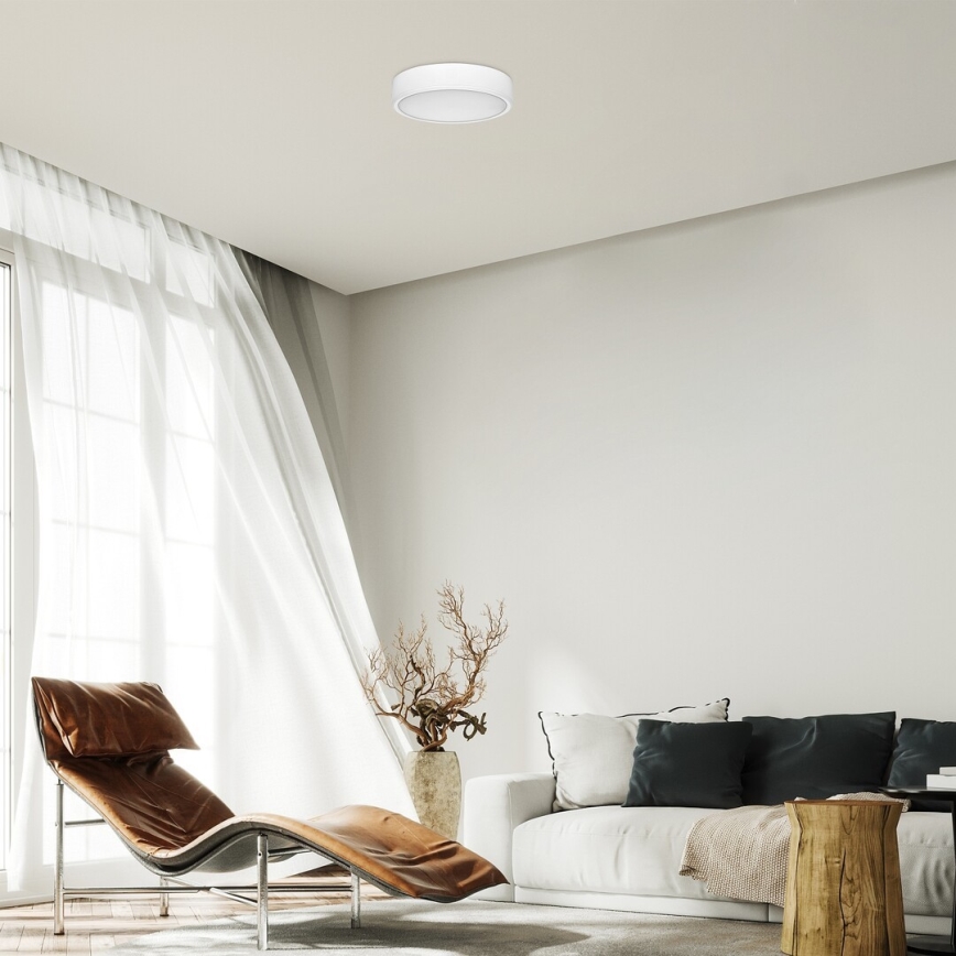Rabalux - Lampada da soffitto LED 22W 230V 3000/4000/6000K diam. 21 cm bianco