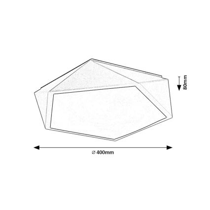 Rabalux - LED-Deckenleuchte LED/30W/230V 3000K