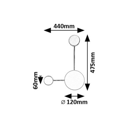 Rabalux - Applique a LED LED/7W/230V 3000K