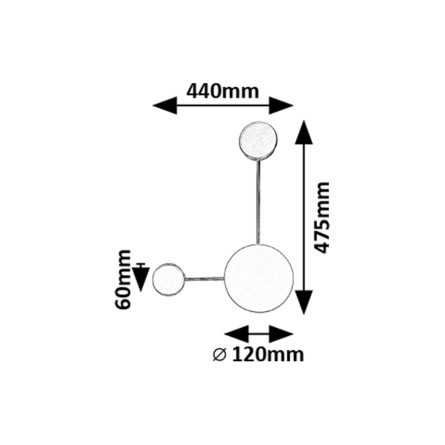 Rabalux - Applique a LED LED/7W/230V 3000K