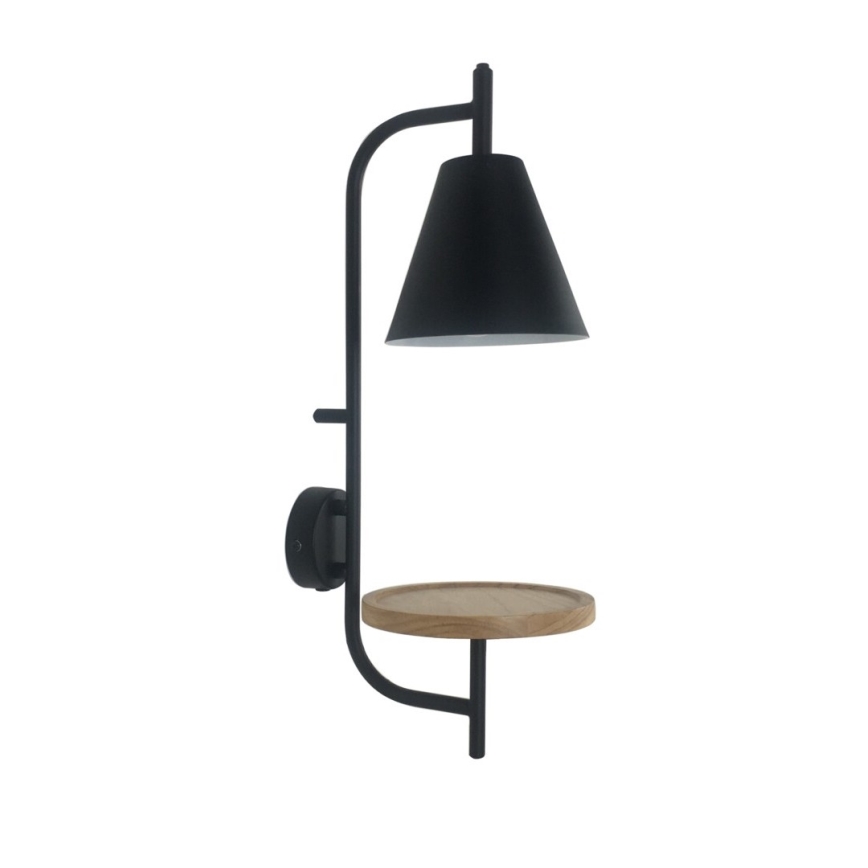 Rabalux - Applique con mensola 1xE27/15W/230V faggio