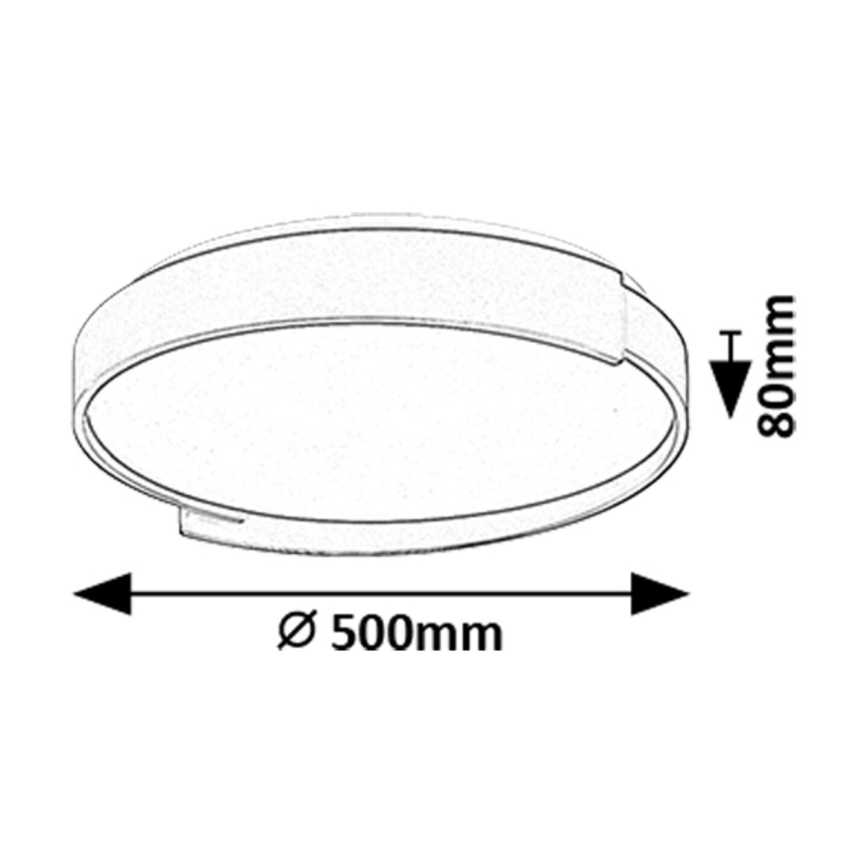 Rabalux - Plafoniera LED dimmerabile LED/48W/230V 3000-6500K + telecomando