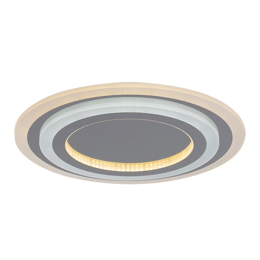Rabalux - LED-dimmbare Deckenleuchte LED/56W/230V 3000/4000/6000K mattchrom + Fernbedienung Ø 45 cm