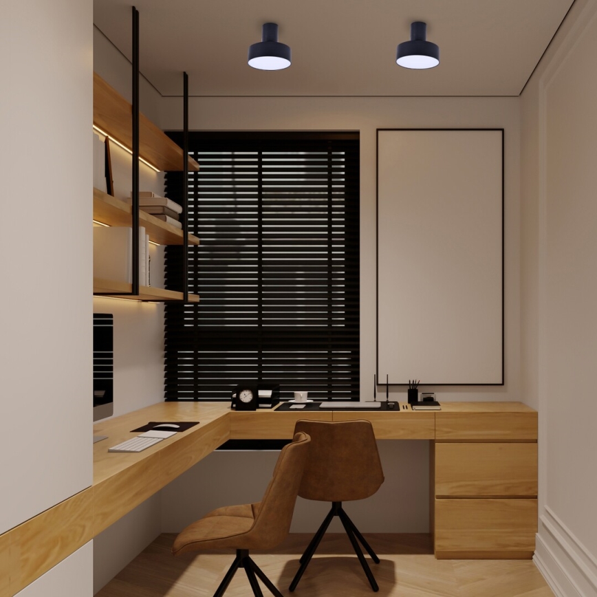 Rabalux - LED-Deckenleuchte LED/16W/230V 3000K schwarz