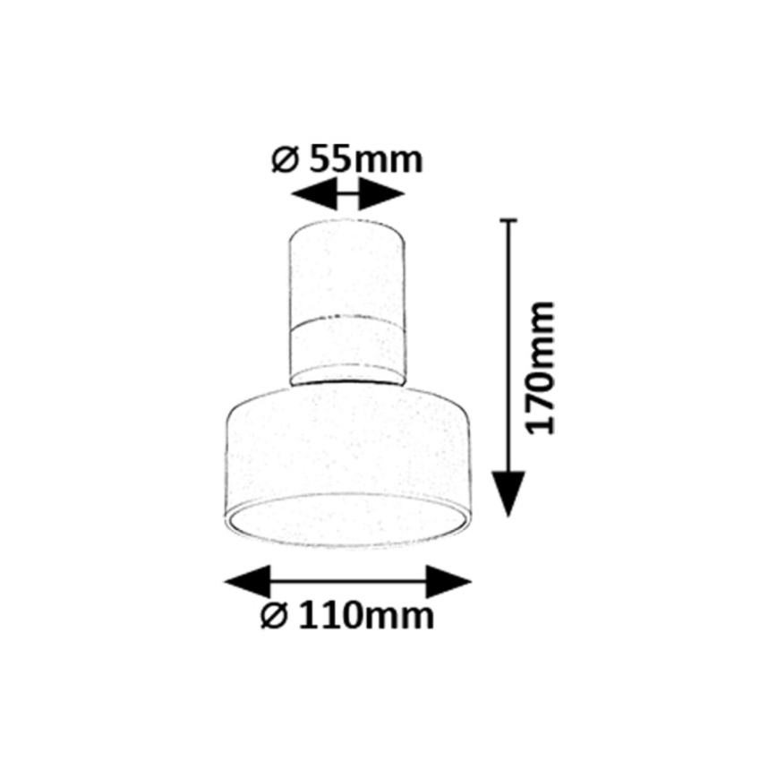 Rabalux - LED-Deckenleuchte LED/10W/230V 3000K weiß