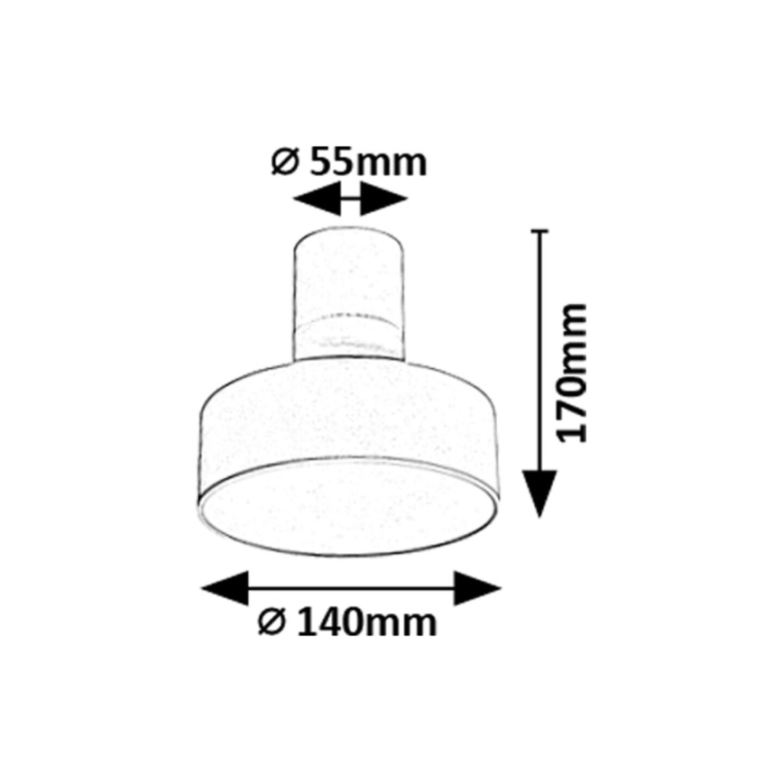 Rabalux - Plafonnier LED 16W/230V 3000K blanc Ø 14 cm