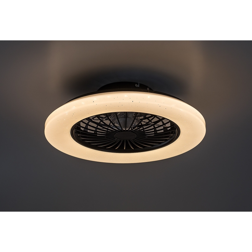 Rabalux - Plafonnier à intensité variable avec ventilateur LED/48W/230V 3000-6500K + Télécommande