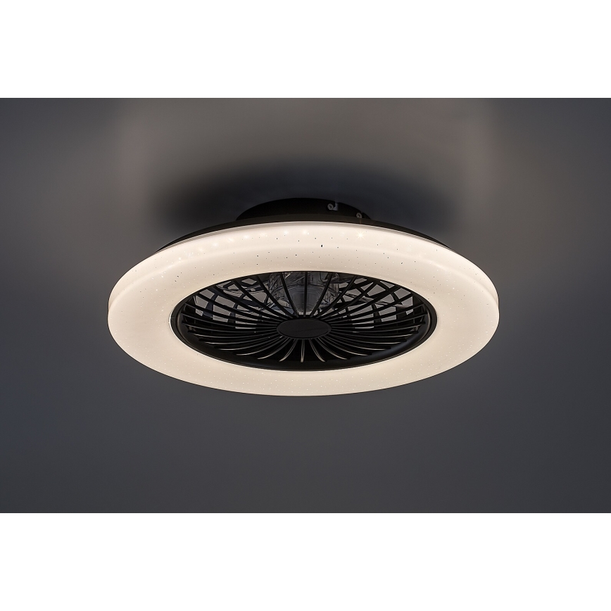Rabalux - Plafonnier à intensité variable avec ventilateur LED/48W/230V 3000-6500K + Télécommande