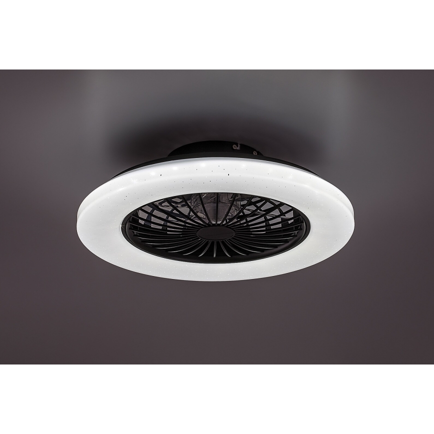 Rabalux - Plafonnier à intensité variable avec ventilateur LED/48W/230V 3000-6500K + Télécommande