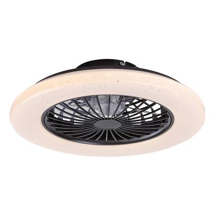 Rabalux - Plafonnier à intensité variable avec ventilateur LED/48W/230V 3000-6500K + Télécommande