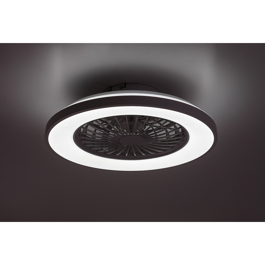 Rabalux - Plafonnier à intensité variable avec ventilateur LED/48W/230V 3000-6500K + Télécommande