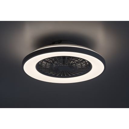 Rabalux - Plafonnier à intensité variable avec ventilateur LED/48W/230V 3000-6500K + Télécommande