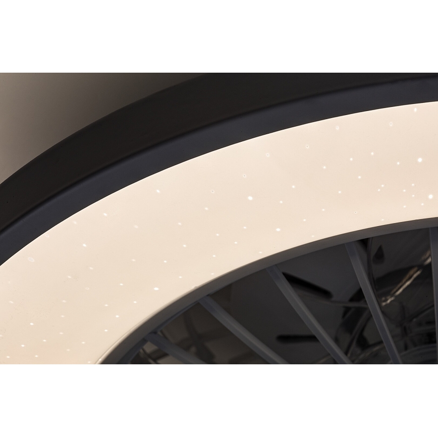 Rabalux - Plafonnier à intensité variable avec ventilateur LED/48W/230V 3000-6500K + Télécommande