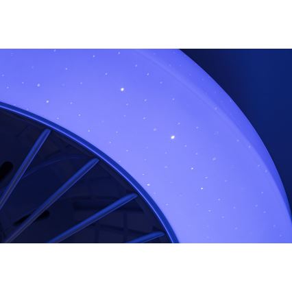 Rabalux - Plafonnier RGB à intensité variable avec ventilateur LED/48W/230V 3000-6500K + Télécommande