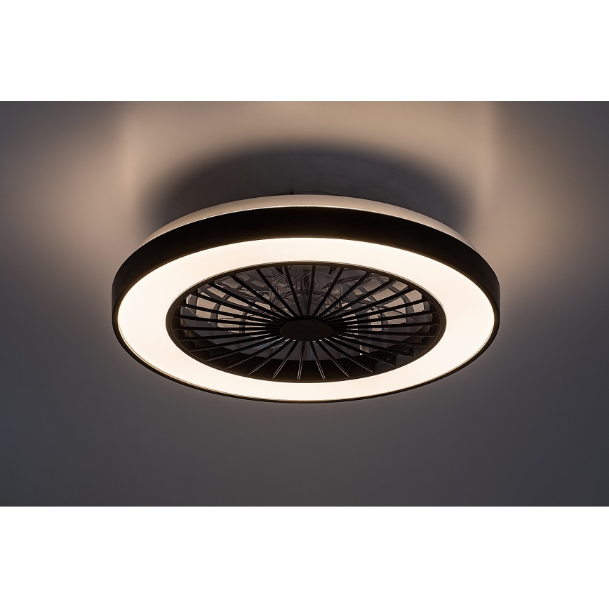 Rabalux - Plafonnier à intensité variable avec ventilateur LED/40W/230V 3000/4000/6000K Wi-Fi + Télécommande