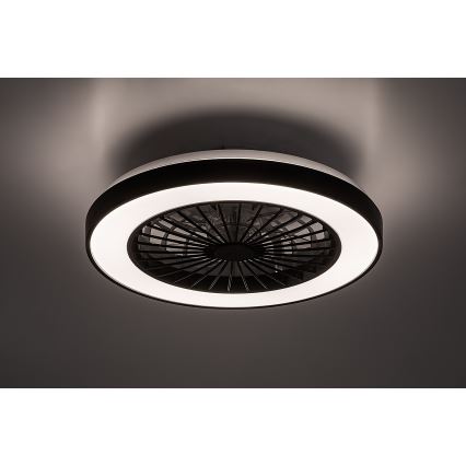 Rabalux - Plafonnier à intensité variable avec ventilateur LED/40W/230V 3000/4000/6000K Wi-Fi + Télécommande