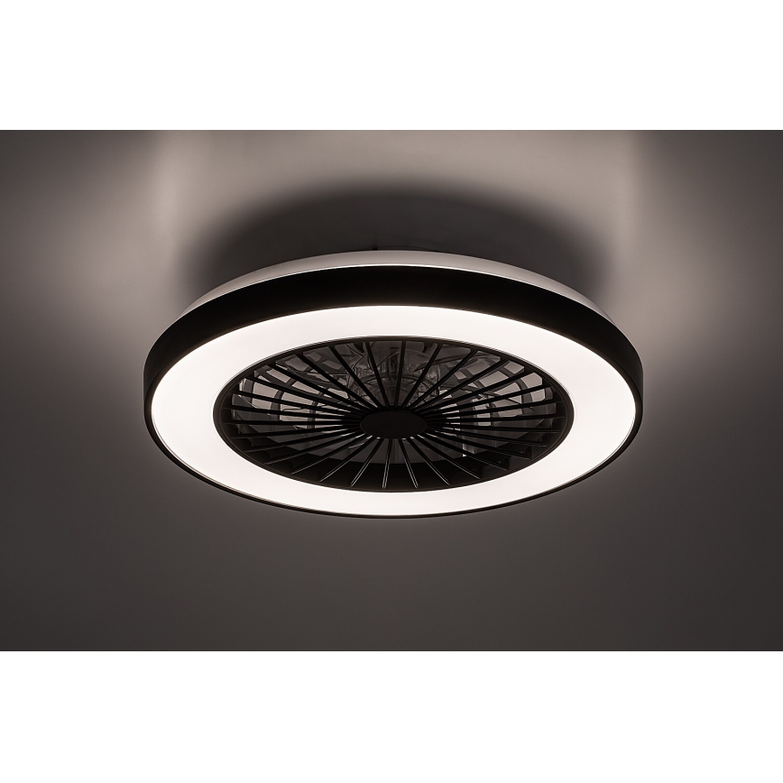 Rabalux - Plafonnier à intensité variable avec ventilateur LED/40W/230V 3000/4000/6000K Wi-Fi + Télécommande