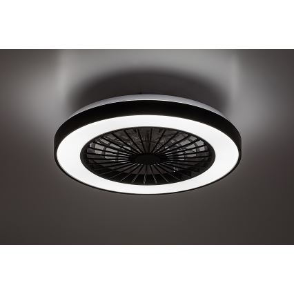 Rabalux - Plafonnier à intensité variable avec ventilateur LED/40W/230V 3000/4000/6000K Wi-Fi + Télécommande